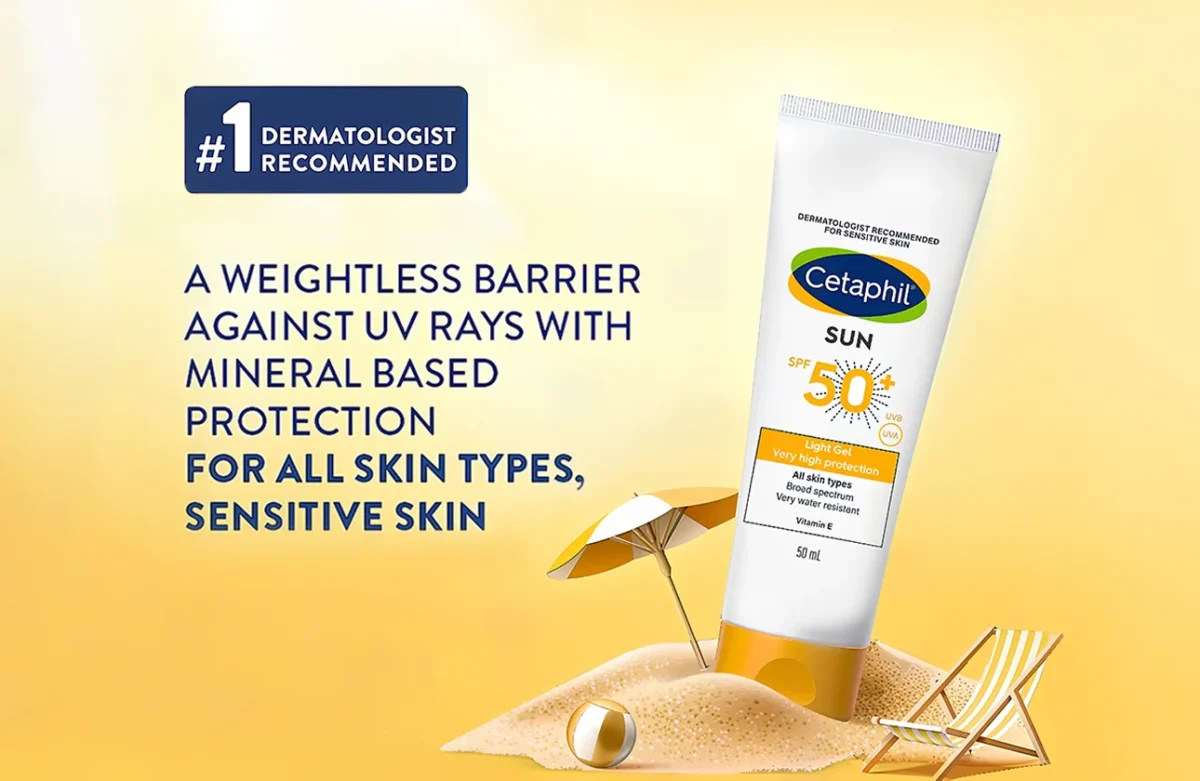 Cetaphil SPF 50+ Light Gel Sunscreen 50ml - Image 2