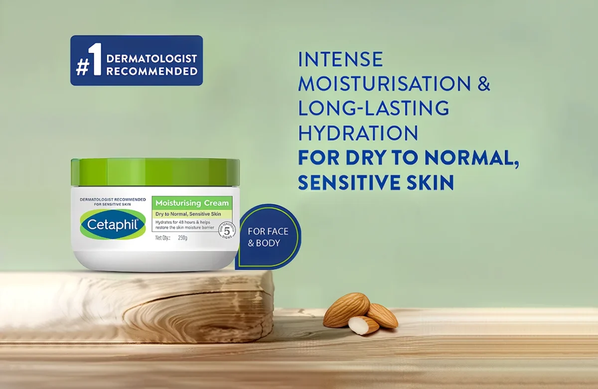 Cetaphil moisturising cream dry to normal sensitive skin 250 gm - Image 2