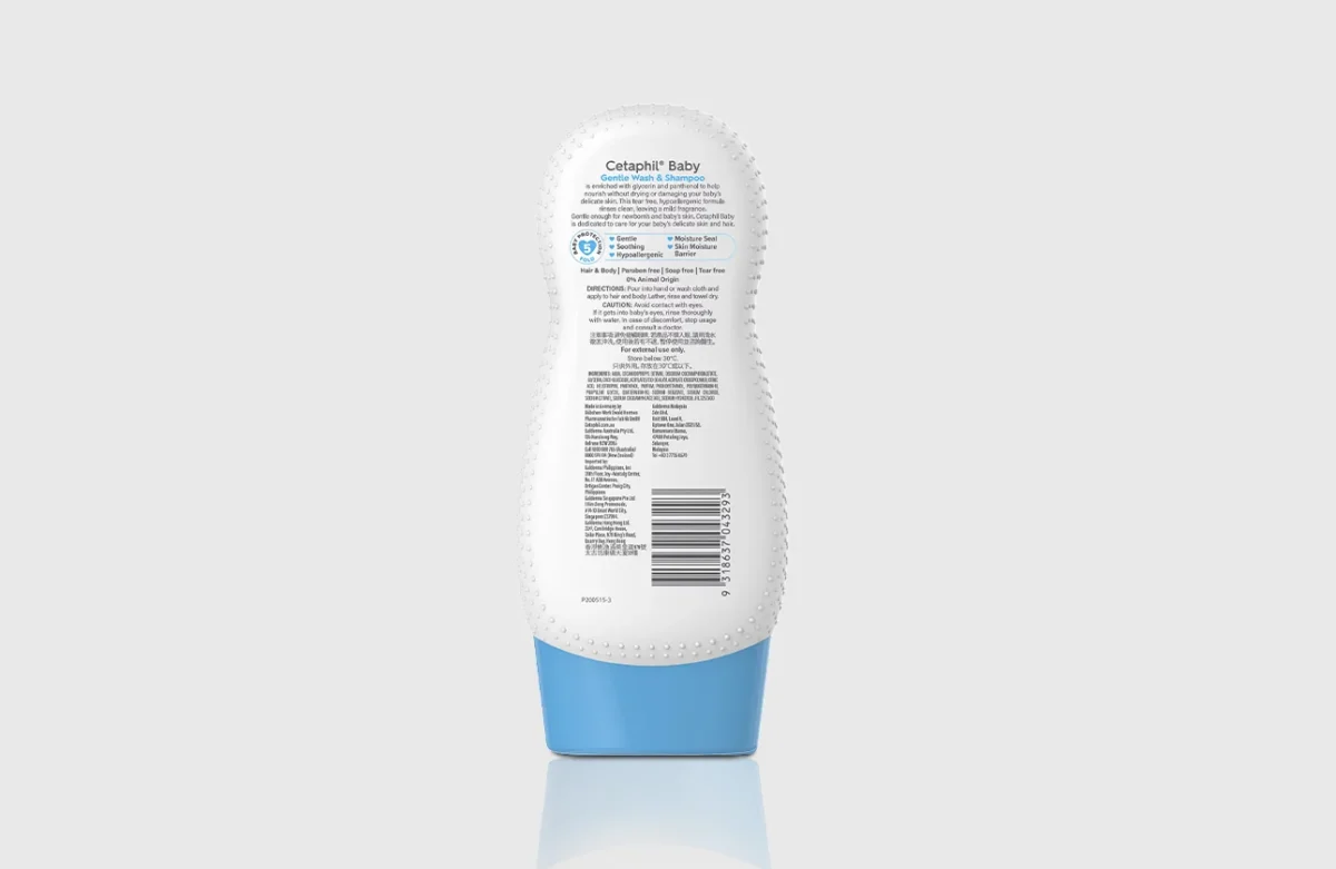 Cetaphil Baby Gentle Wash & Shampoo 230ml - Image 3